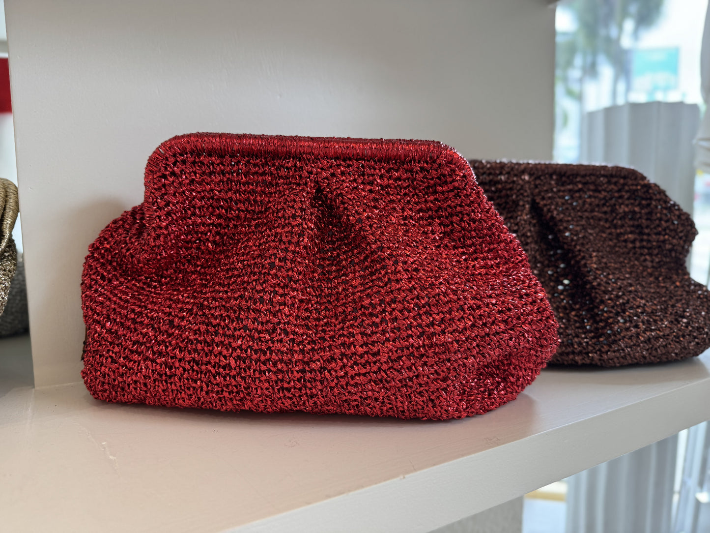 Knit Clutch Bag