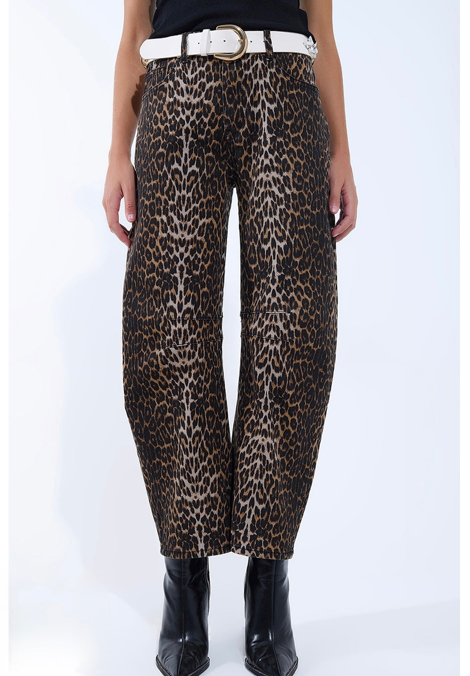 Leopard Curvy Jeans