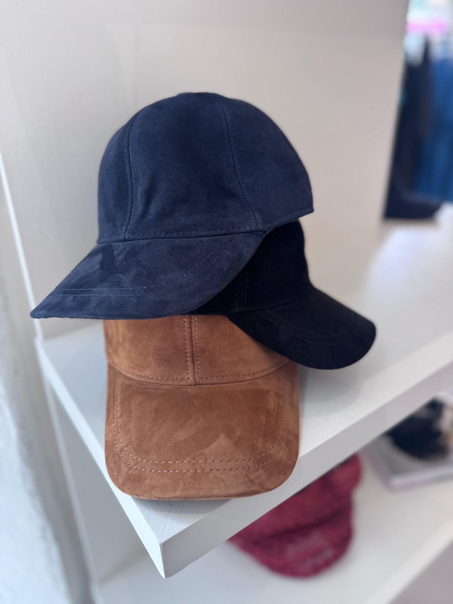 Suede cap