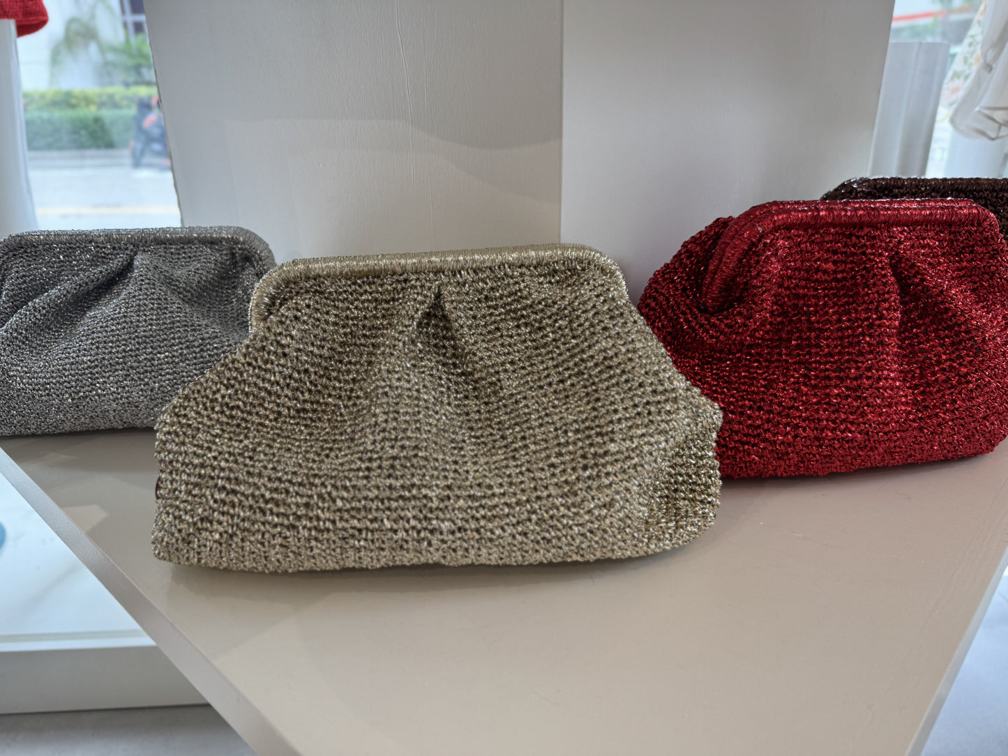 Knit Clutch Bag