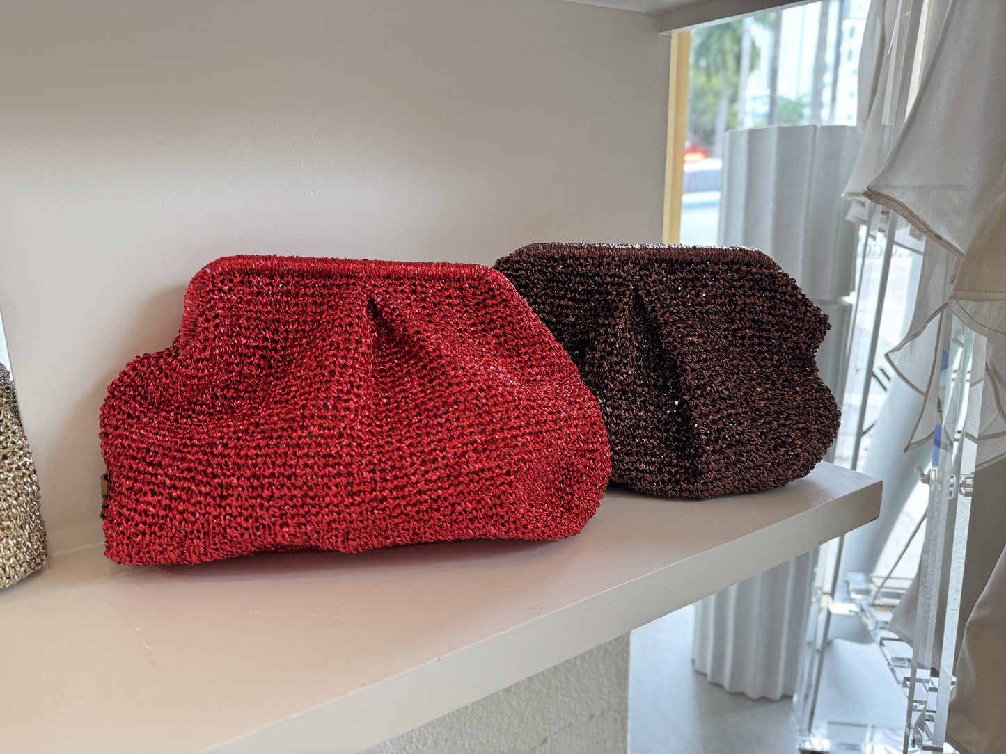 Knit Clutch Bag