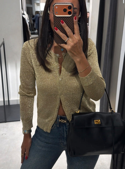 Knit cardigan