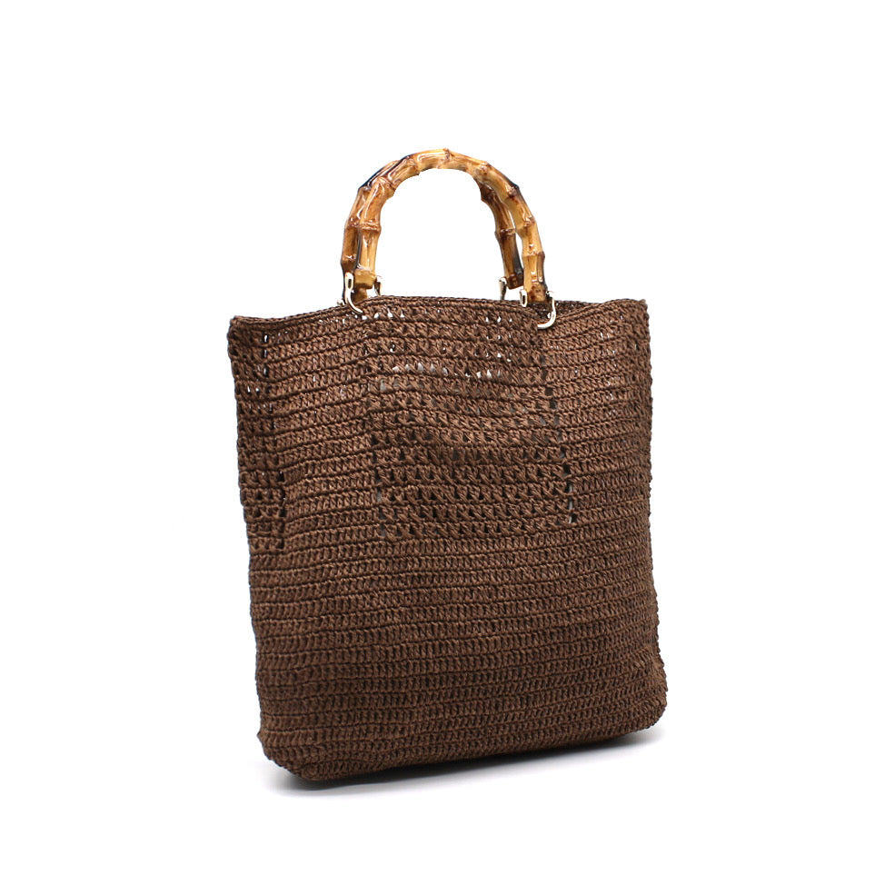 Bamboo Woven Tote