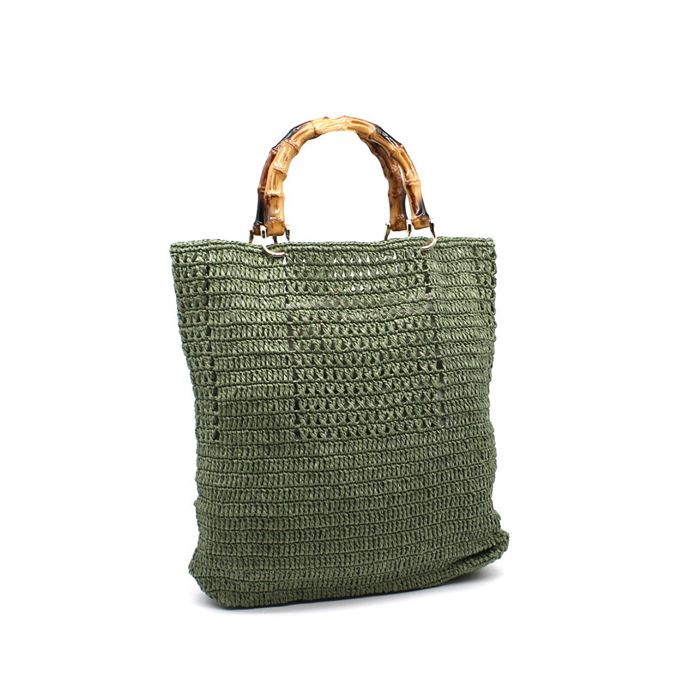 Bamboo Woven Tote