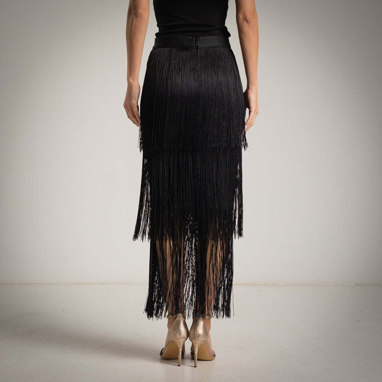Long Fringes Skirt