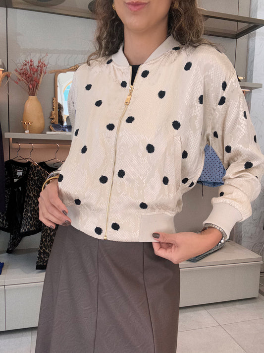 Dots Bomber Jacket