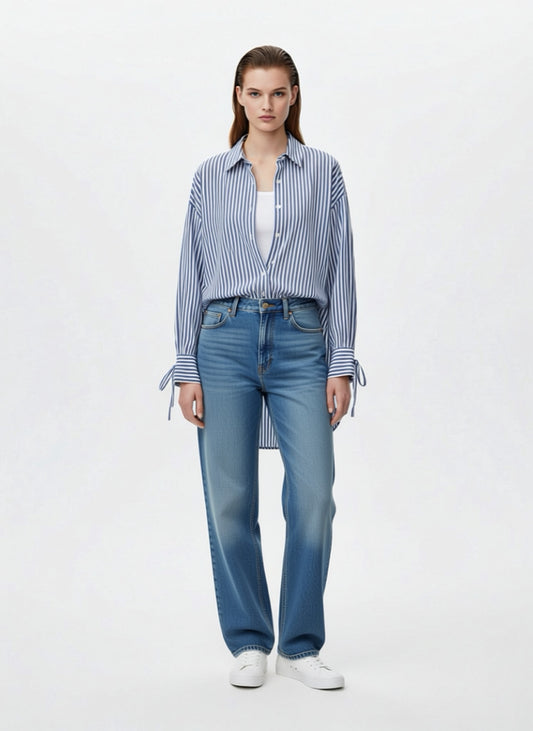 Celeste Stripes shirt