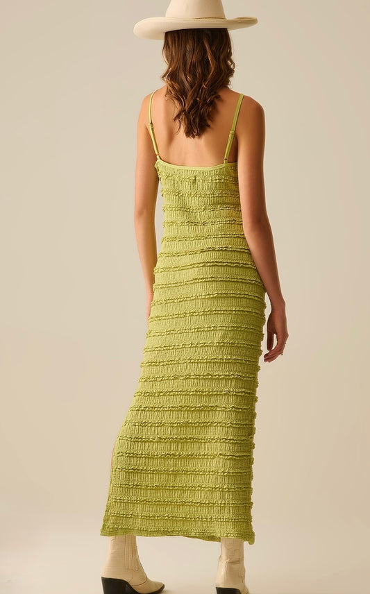 Ruffles green Dress