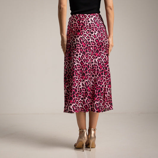 Pink Leopard Skirt