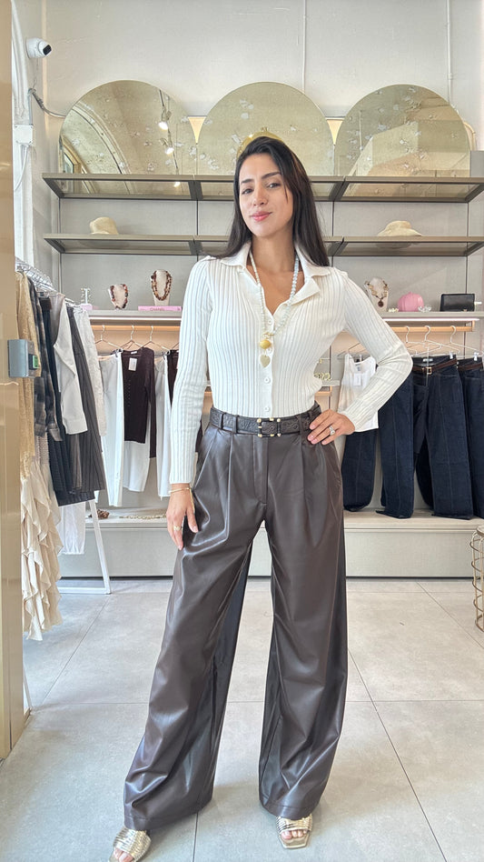 Chocolate luxe pants