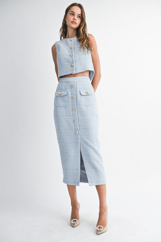 Pastel Midi Skirt