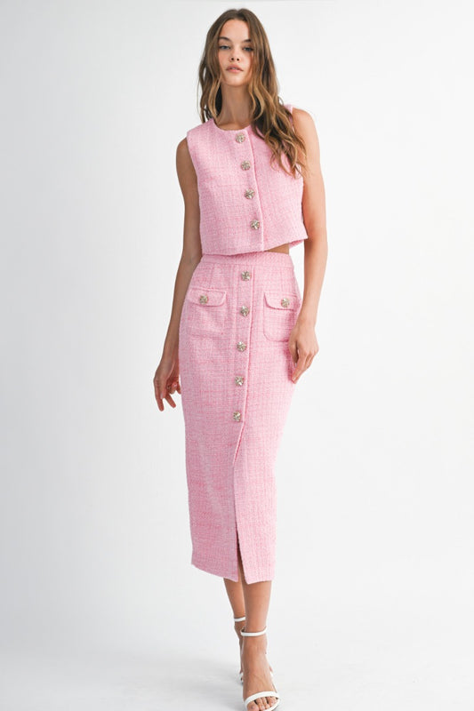 Pastel Midi Skirt
